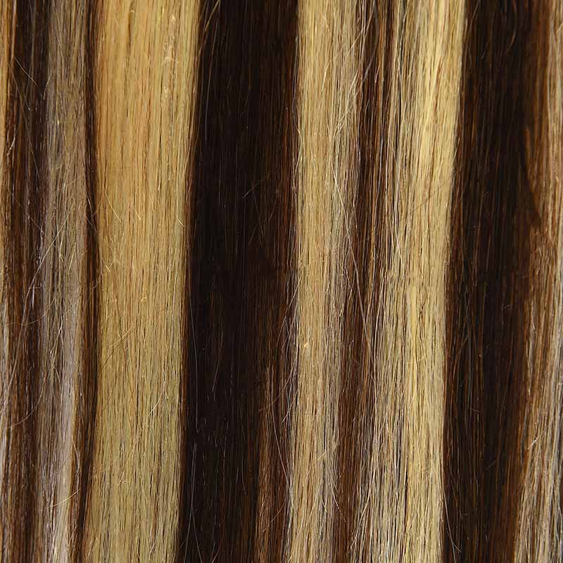 Cheratina Par Natural 50cm 50suv 1gr/suv Saten Ciocolatiu Suvitat/Blond Deschis #4/60